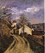 Paul Cezanne Dr Gachet's House at Auvers Spain oil painting artist
